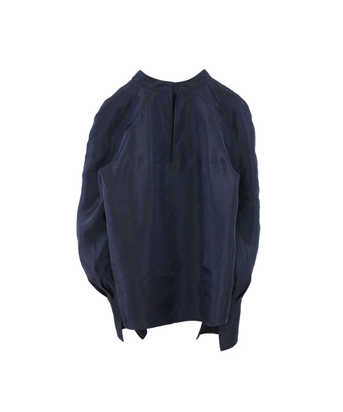 viscose satin raglan blouse